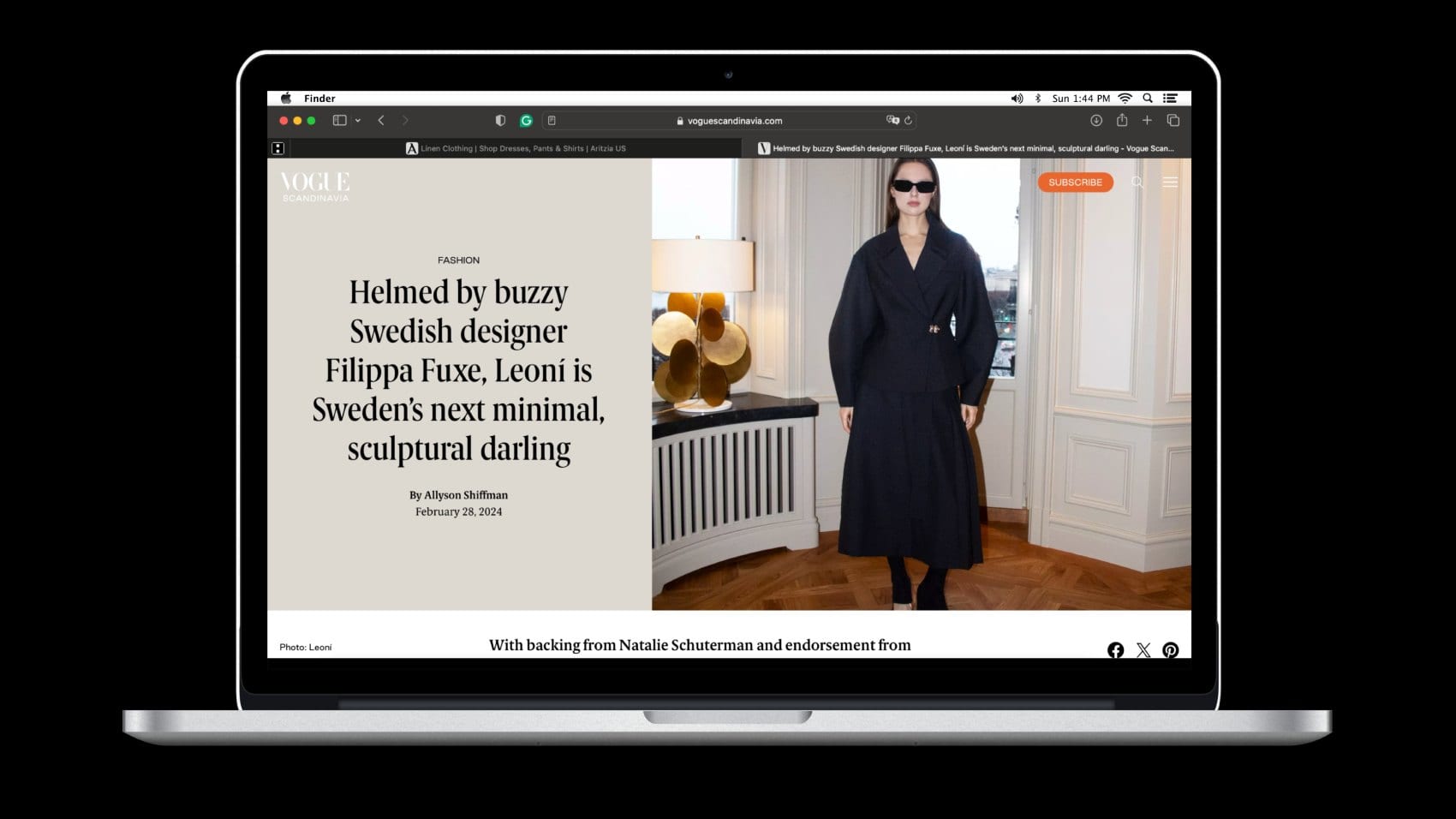 Leoní featured in Vogue Scandinavia